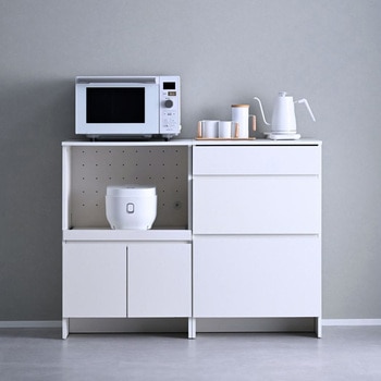 キッチンカウンター キッチンラック レンジ台 レンジラック YAMAZEN(山善)