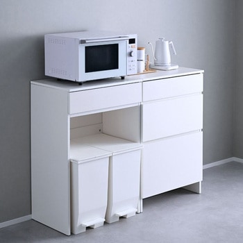 キッチンカウンター キッチンラック ゴミ箱上ラック YAMAZEN(山善)