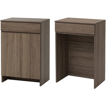 キッチンカウンター キッチンラック 2点セット ゴミ箱上ラック & キャビネット YAMAZEN(山善)