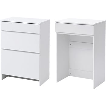 キッチンカウンター キッチンラック 2点セット ゴミ箱上ラック & 引き出し YAMAZEN(山善)