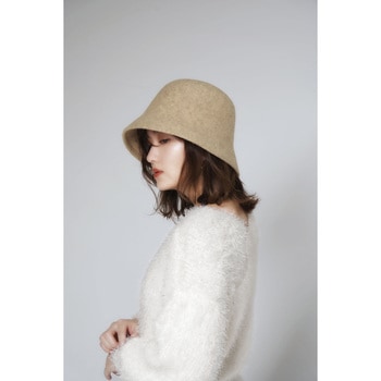 あったか小顔見えバケットハット フェルト コジット