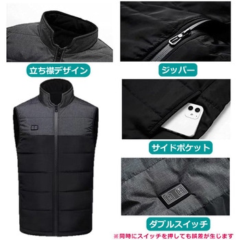 電熱ベスト 11箇所発熱 SHB-5 服のみ販売 さくら電子