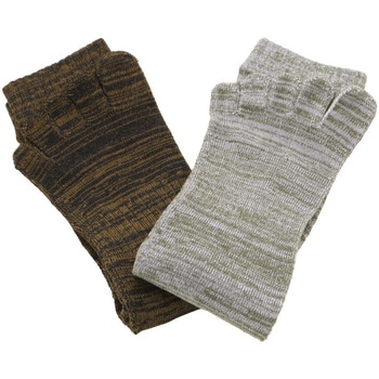 発熱ソックスクルー 5本指 2P コーコス信岡