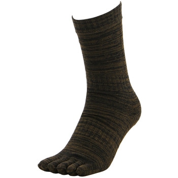 発熱ソックスクルー 5本指 2P コーコス信岡