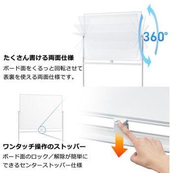 PWT2 脚付ホワイトボード プロジェクター投影対応タイプ(組立サービス付) プラス(VISION)