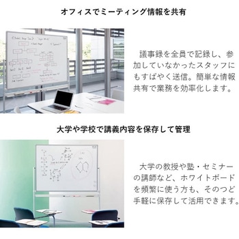 パシャボ 脚付ホワイトボード 両面タイプ(組立サービス付) プラス(VISION)