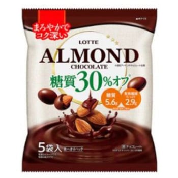 ロッテ 糖質オフアーモンドチョコシェアパック飲料 98gx18 - ロッテ
