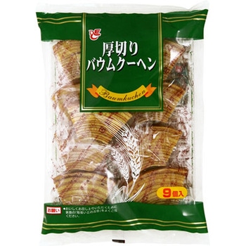 エースベーカリー 厚切りバウムクーヘン 9個 x12 エースベーカリー