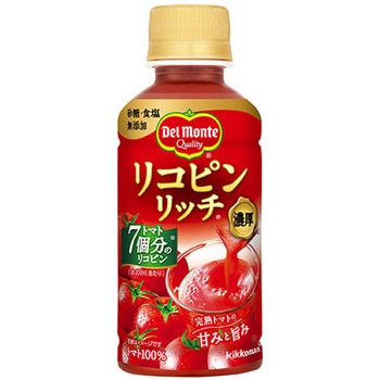 デルモンテ リコピンリッチ トマト飲料ペット 200mlx24 デルモンテ