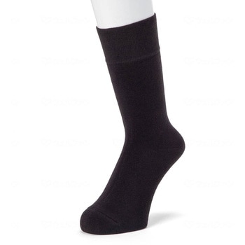 紳士ココピタ あったか実感 クルー丈 無地 岡本