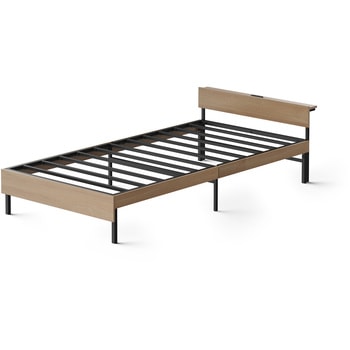 ウッドスチールベッド 宮付き アイリスオーヤマ