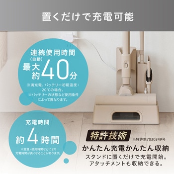 充電式サイクロンスティック掃除機 超軽量 コードレス MagiCaleena