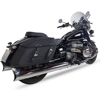 スリップオン (LEFT マフラー) - IRONHEAD ROUND CHROME， RACING IXIL (イクシルサイレンサー)