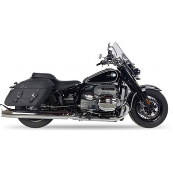 スリップオン (RIGHT マフラー) - IRONHEAD ROUND CHROME， RACING IXIL (イクシルサイレンサー)