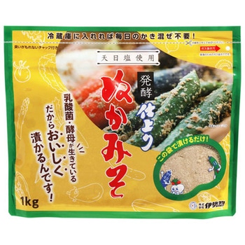 伊勢惣 仕上りぬかみそ 1Kg x10 - 伊勢惣