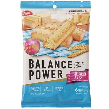 ハマダコンフェクト バランスパワー 北海道バター味 6袋x10 ハマダコンフェクト
