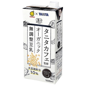 マルサンアイ タニタカフェ監修 オーガニック無調整豆乳 1Lx6 マルサンアイ