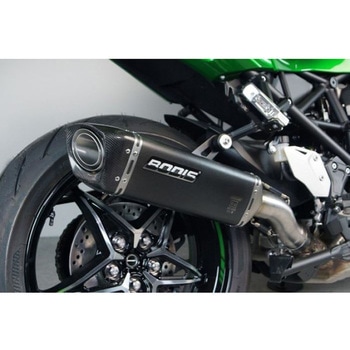 スリップオン V4-M-CA， ステンレスブラック， Catalyzer : Original， EU Homologated BODIS (ボディス)