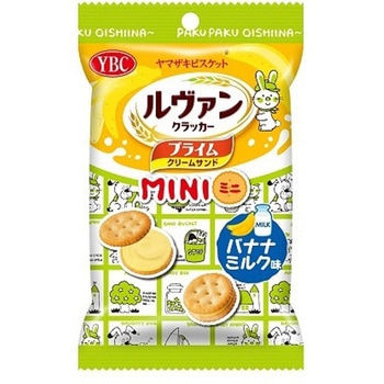 ヤマザキビスケット ルヴァンPサンドミニバナナミルク 40g x10 - ヤマザキビスケット