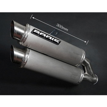 スリップオン ステンレス(シルバー・ブラッシュト) GPC-X2 for VFR1200F (10-) EU公道走行可 BODIS (ボディス)