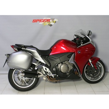 スリップオン ステンレス(ブラック) GPC-X2 for VFR1200F (10-) EU公道走行可 純正サイドケースと併用出来ます。 BODIS (ボディス)