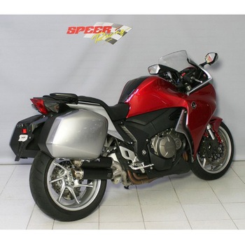 スリップオン ステンレス(ブラック) GPC-X2 for VFR1200F (10-) EU公道走行可 純正サイドケースと併用出来ます。 BODIS (ボディス)