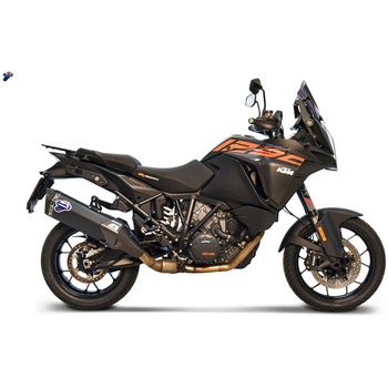スリップオン-Homologated Exhaust ステンレス チタン Black Termignoni (テルミニョーニ)