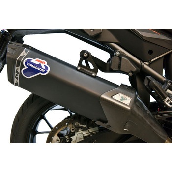 スリップオン-Homologated Exhaust ステンレス チタン Black Termignoni (テルミニョーニ)
