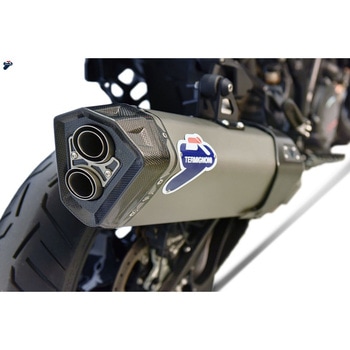 スリップオン-Homologated Exhaust ステンレス チタン Matt Grey - Termignoni (テルミニョーニ)