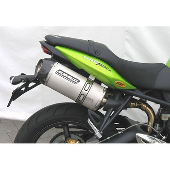 スリップオン-set 3-2 オーバル-TEC， Stainless Steel Brushed， Catalyzer : Original， EU Homologated BODIS (ボディス)