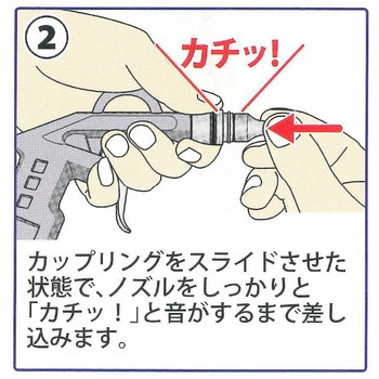 カップリング式エアーダスターセット GREAT TOOL