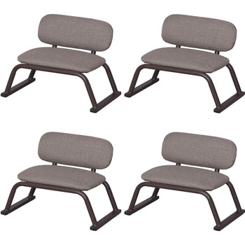 正座椅子(背あり)×4脚セット AIS (エイ・アイ・エス)