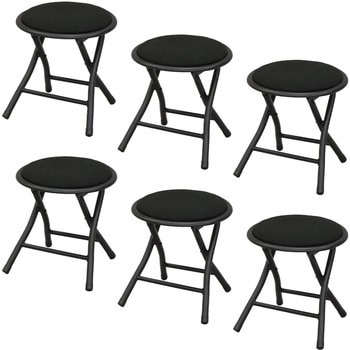 折畳ロースツール×6脚セット AIS (エイ・アイ・エス)