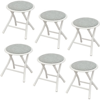 折畳ロースツール×6脚セット AIS (エイ・アイ・エス)