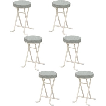 折畳座厚チェア(背なし)×6脚セット AIS (エイ・アイ・エス)