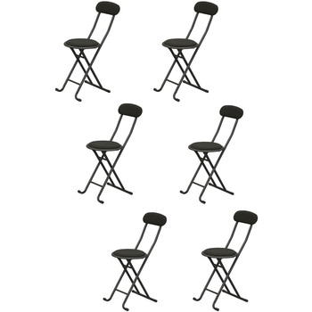 折畳チェア(背あり)×6脚セット AIS (エイ・アイ・エス)