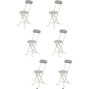 折畳チェア(背あり)×6脚セット AIS (エイ・アイ・エス)