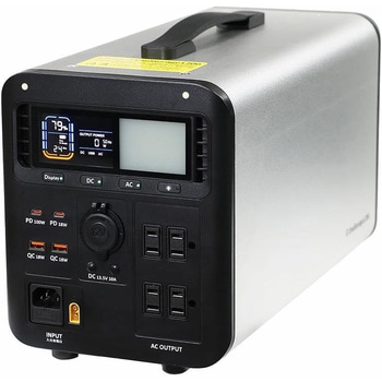 ポータブル電源 1008Wh 出力1200W リン酸鉄リチウム ライト付 EPS機能 GOODGOODS(グッド・グッズ)