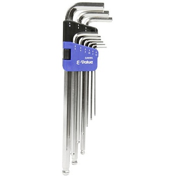 ボールポイント六角棒レンチセット E-Value