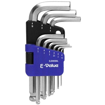 ボールポイント六角棒レンチセット E-Value