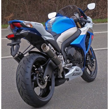 スリップオンマフラー 4-2 ステンレス ブラック GP1 EURO公道走行認可 for GSX-R 1000(09-) BODIS (ボディス)