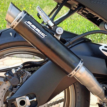 スリップオンマフラー 4-2 ステンレス ブラック GP1 EURO公道走行認可 for GSX-R 1000(09-) BODIS (ボディス)