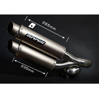 KZ1000-010 スリップオンマフラー 4-4 チタン製 GPX2 Z1000(14