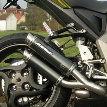 HCB1000R-007 スリップオンマフラー ステンレス ブラック GPX2
