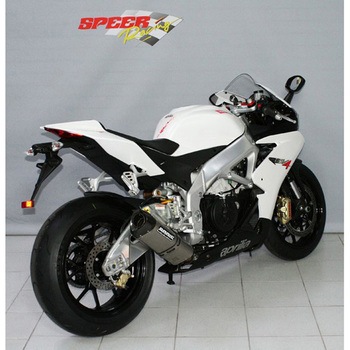 スリップオンマフラー ステンレス/フルチタン Three-Tec-C for RSV4(09-14)，Tuono V4 R(09-14) - BODIS (ボディス)