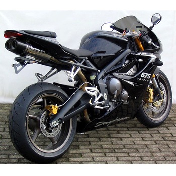 スリップオンマフラー ステンレスオーバル Q1 Daytona 675(2006-) BODIS (ボディス)