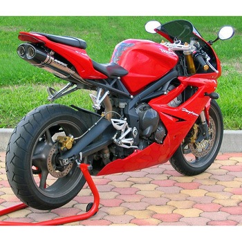 スリップオンマフラー ステンレスオーバル Q1 Daytona 675(2006-) BODIS (ボディス)