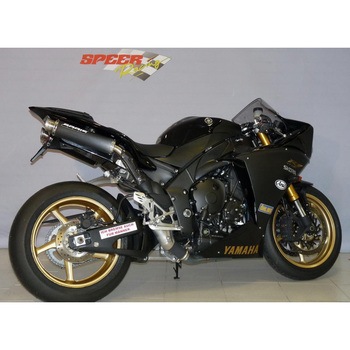 スリップオンマフラー セット 4-2 ステンレス ブラック GP1 YZF R1(2009-) BODIS (ボディス)