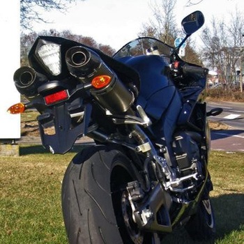 スリップオンマフラー セット ステンレス/フルチタン オーバル Q2C YZF R1(07-08) BODIS (ボディス)