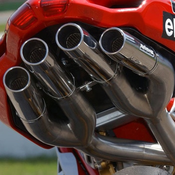 スリップオンマフラー フルチタン Quattro FR Racing for F4(04-09) BODIS (ボディス)